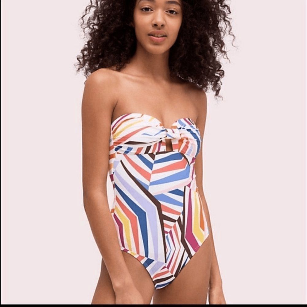 New Kate Spade Size XSmall Cruise Geobrella One Piece Swimsuit